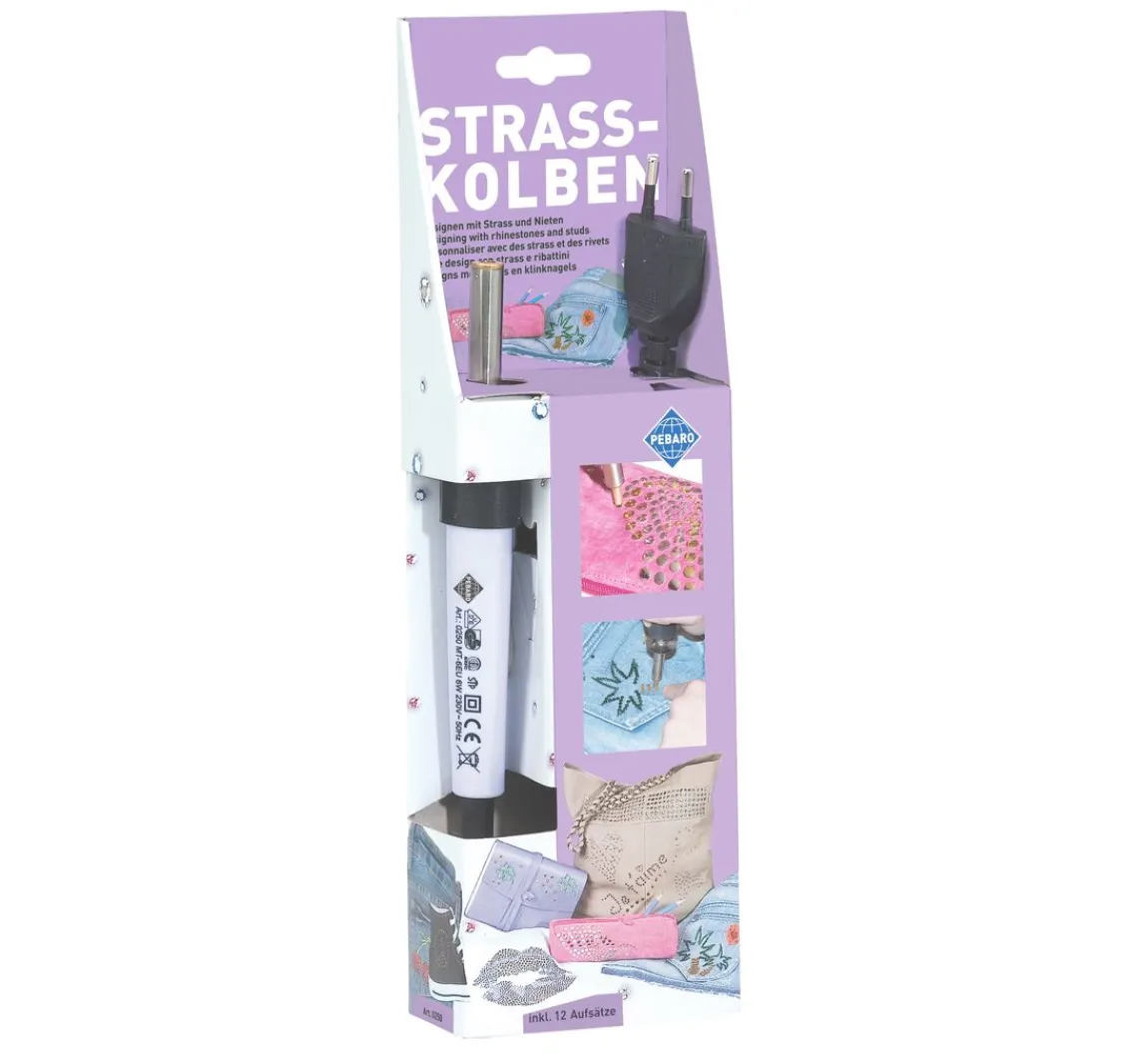 Clearance PEBARO Strass-Stein-Applikator-Set, inkl. 12 Pickern
