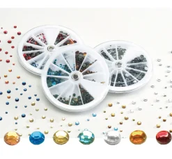 Clearance PEBARO Strass-Steine "Jipsie", 1440 Stück