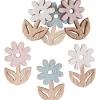 HobbyFun Streuteile Blume "Blanche", mit Klebepunkt