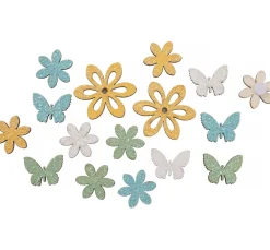 Outlet Rayher Streuteile Blume und Schmetterling "Franca"