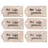 Discount ohne Marke Streuteile "Mit Liebe gemacht"