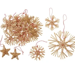 Riffelmacher & Weinberger Strohsterne "Sortiment I", 4-10 cm, 16 Stück