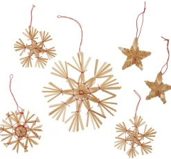 Riffelmacher & Weinberger Strohsterne "Sortiment I", 4-10 cm, 16 Stück