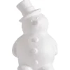Hot VBS Styroporform Schneemann mit Hut, 17 cm