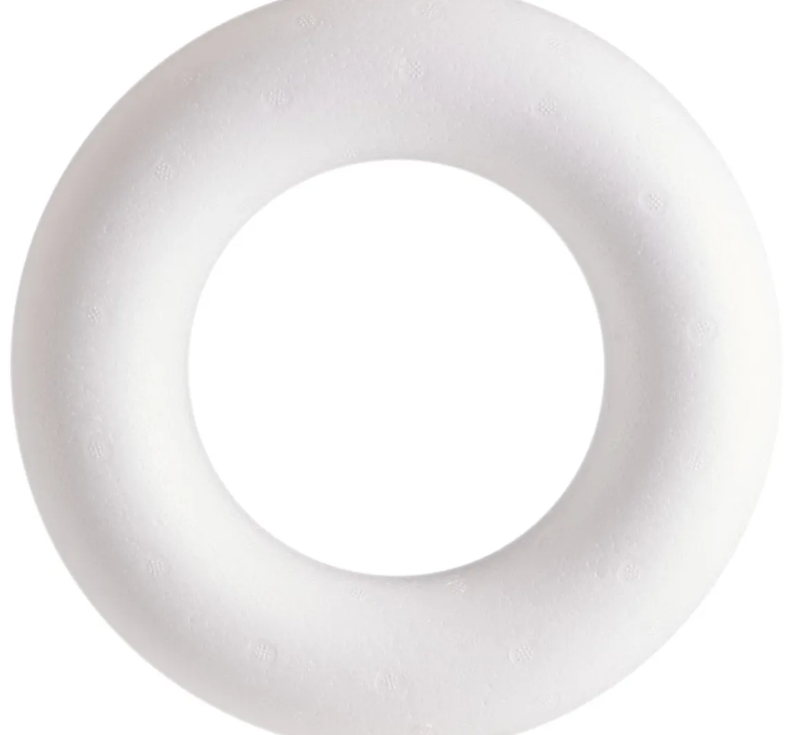 Best VBS Styroporring flach, (Römer), Ø 22 cm