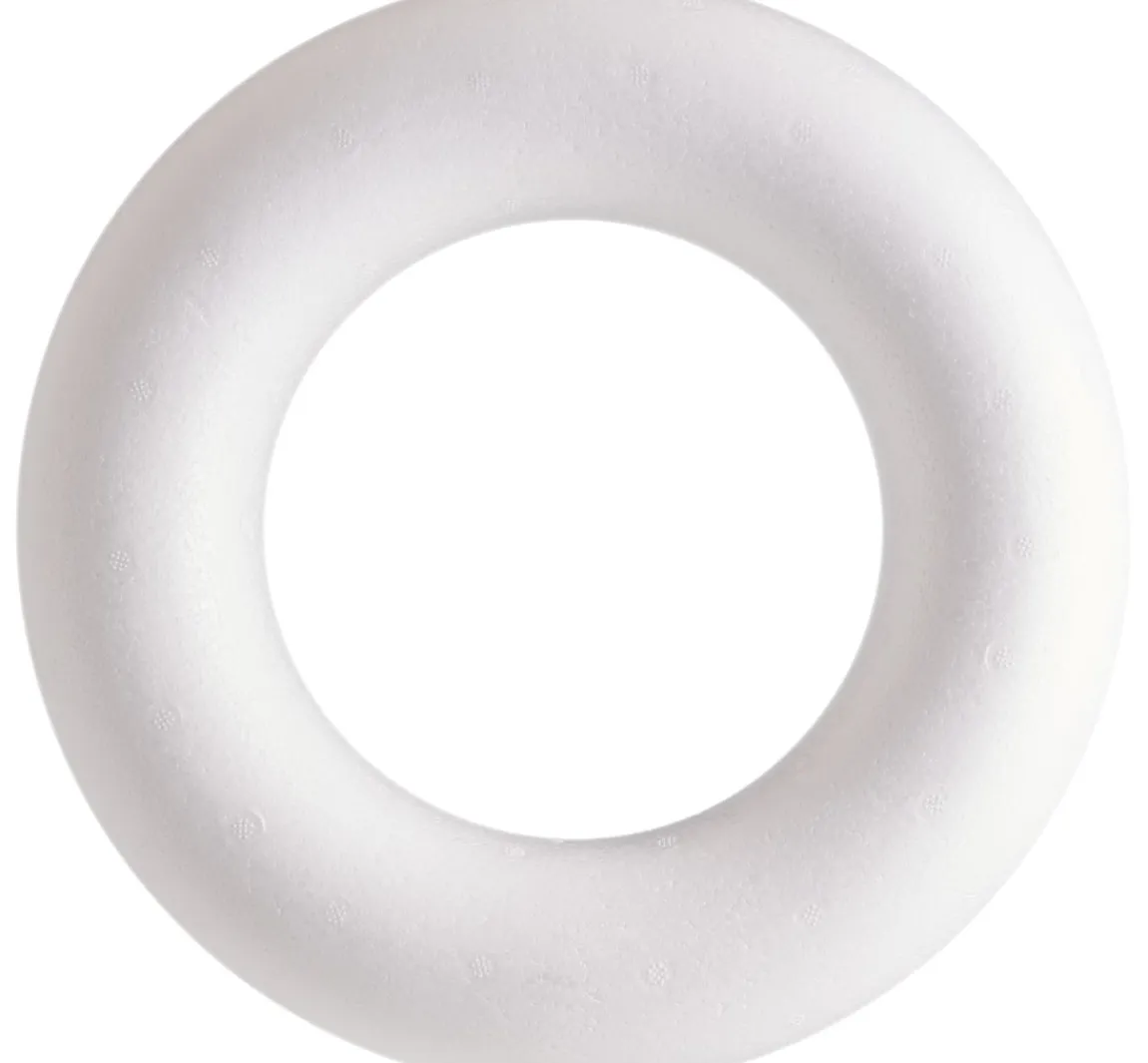 Discount VBS Styroporring flach, (Römer), Ø 25 cm