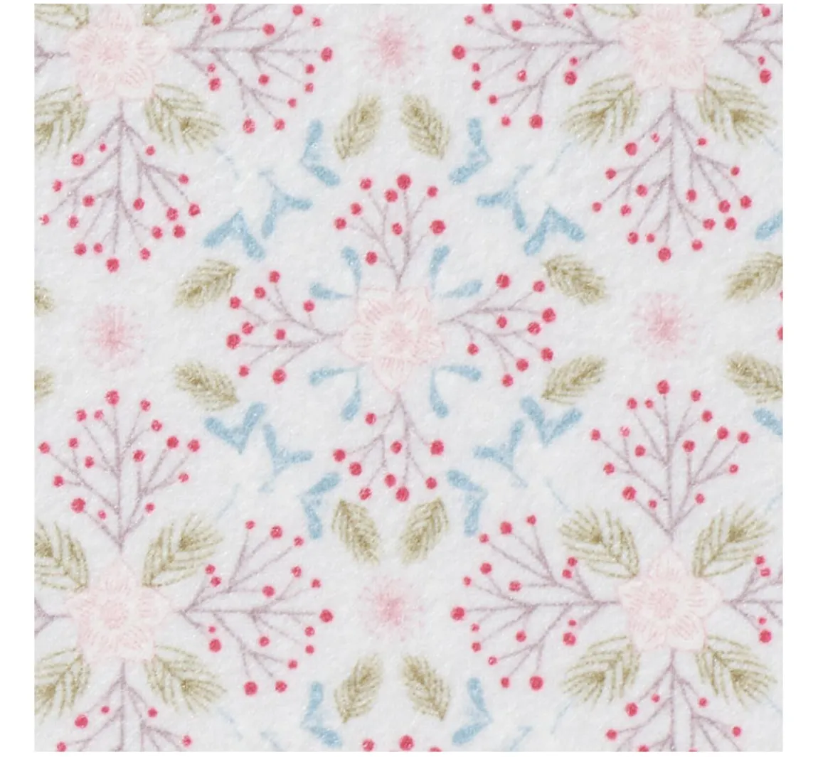 Outlet Zweigart Sweat-Stoff "Bluebell Berries"
