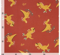 Best VBS Marktplatz Sweat-Stoff "Dinos and Crocodile"