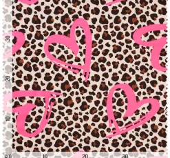 Outlet VBS Marktplatz Sweat-Stoff Neon Print