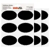 Discount HobbyFun Tafelfolien-Sticker "Oval - gewellt"