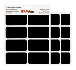 HobbyFun Tafelfolien-Sticker "Rechteck - abgerundete Kanten"