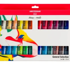 Online AMSTERDAM Talens Acrylfarben-Set "General Selection 24"