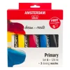 Clearance AMSTERDAM Talens Acrylfarben-Set "Starter" inkl. 3 Dosierspitzen