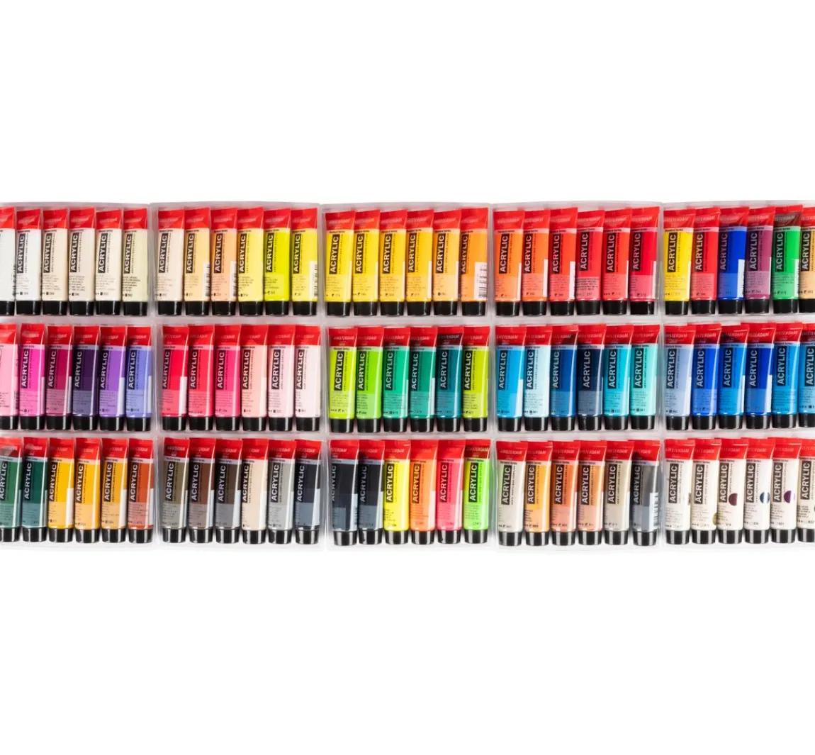Hot AMSTERDAM Talens Acrylfarben-Set "General Selection 90"