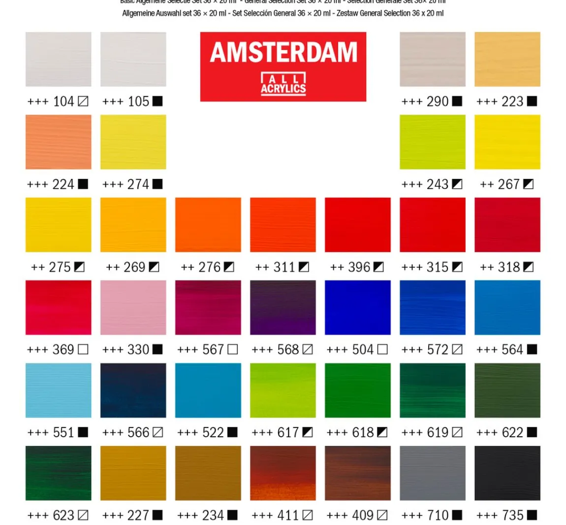 Online AMSTERDAM Talens Acrylfarben-Set "Dream"