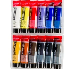 Discount AMSTERDAM Talens Acrylfarben-Set "Stadtlandschaft"