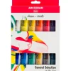 New AMSTERDAM Talens Acrylfarben-Set "General Selection 12"