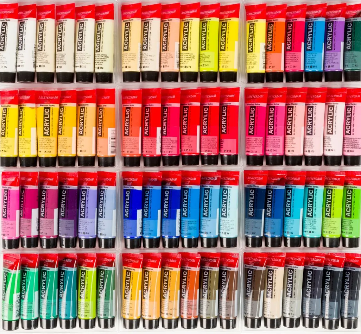 Clearance AMSTERDAM Talens Acrylfarben-Set "All in", 72 x 20 ml