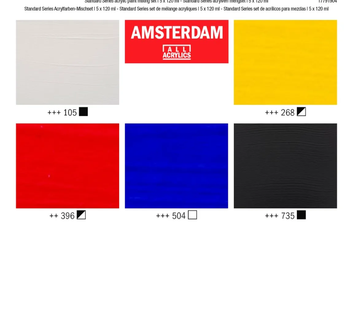 Sale AMSTERDAM Talens Acrylfarben-Set "Mix"