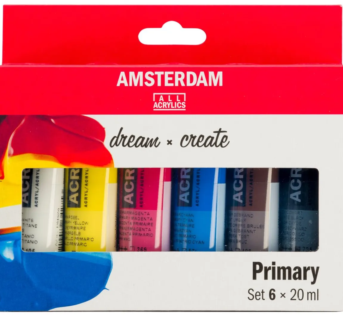 Discount AMSTERDAM Talens Acrylfarben-Set "Primär"