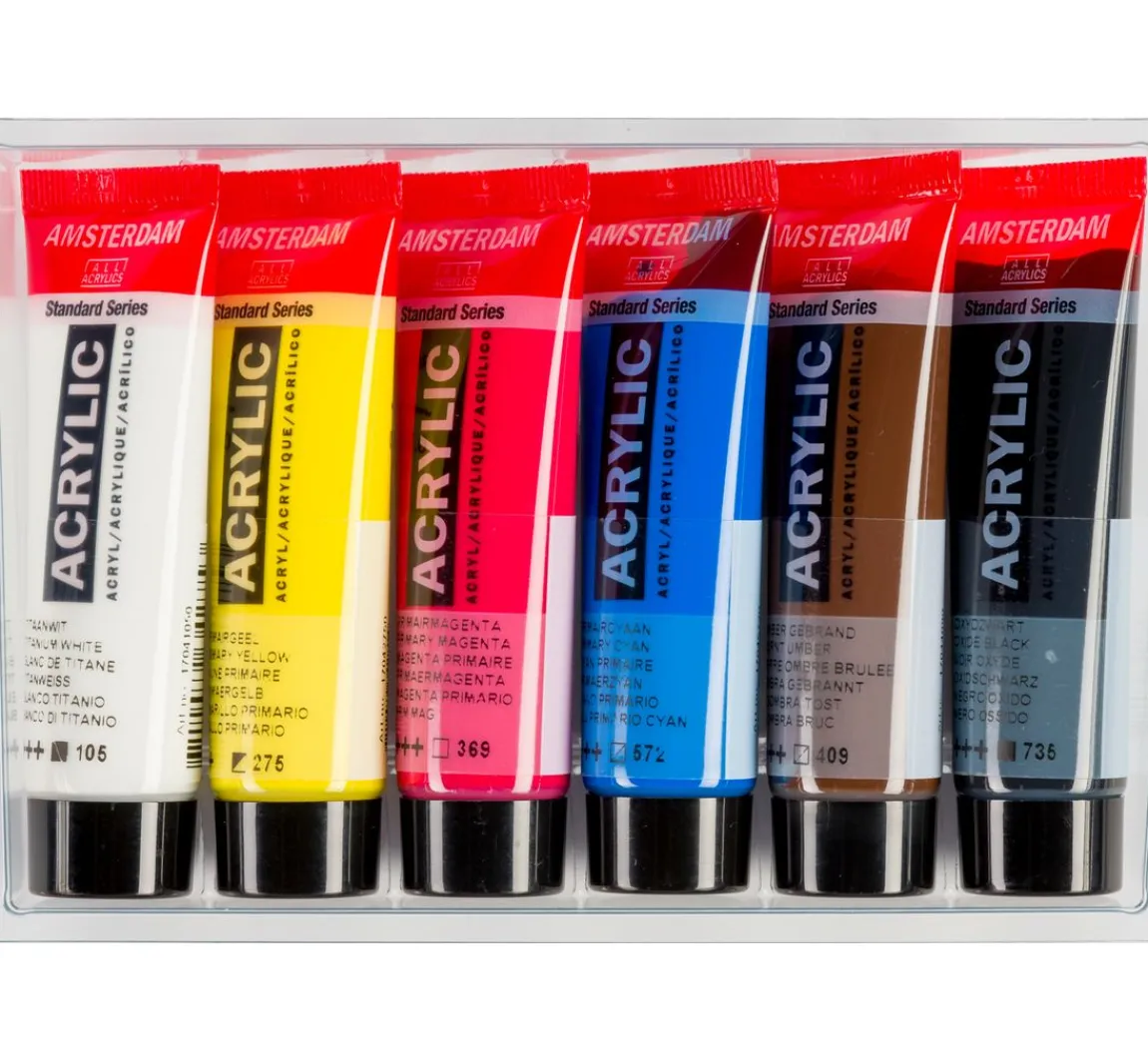 Discount AMSTERDAM Talens Acrylfarben-Set "Primär"