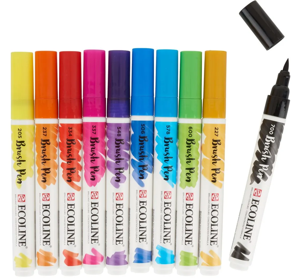 Discount Talens Ecoline Brush Pen Set "10 Farben"