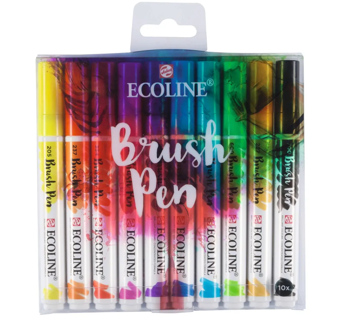 Discount Talens Ecoline Brush Pen Set "10 Farben"