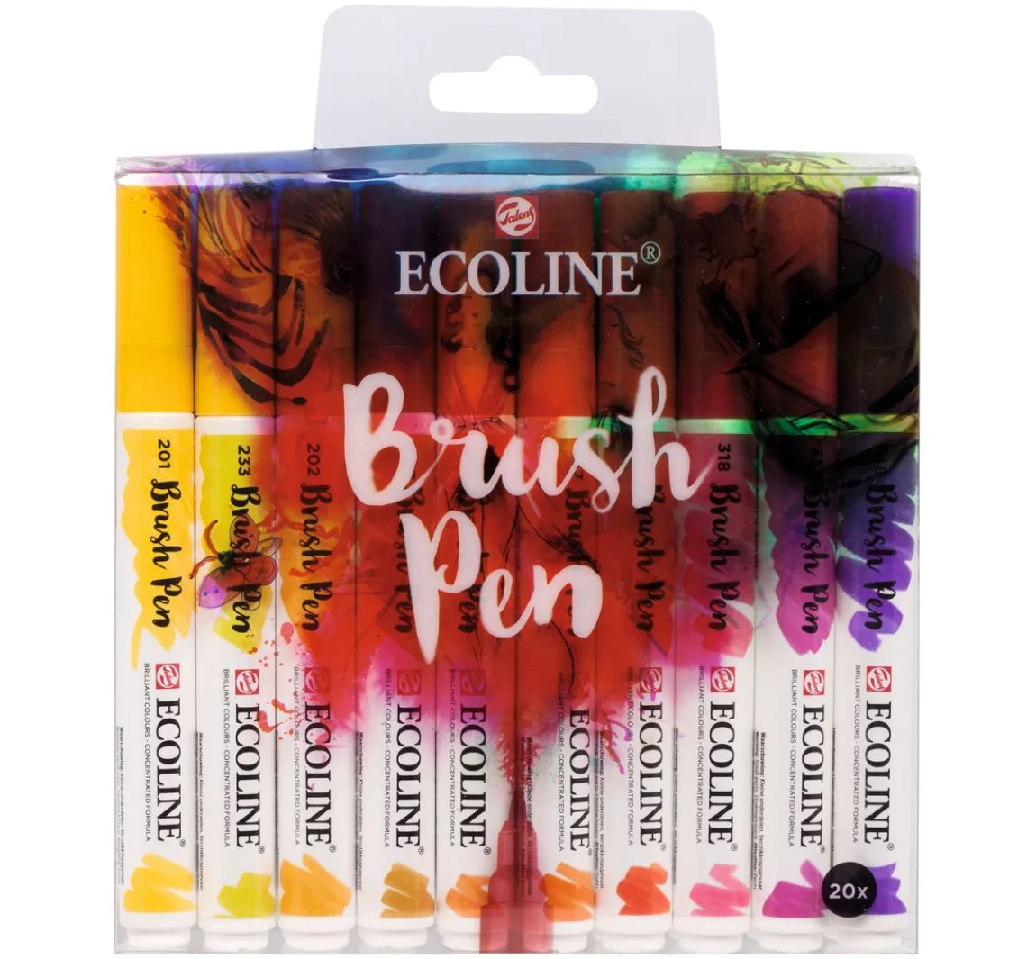 Outlet Talens Ecoline Brush Pen Set "20 Farben"