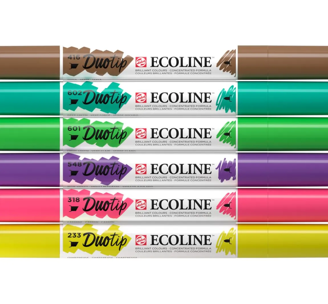 Clearance Talens Ecoline Duotip "Botanik-Set"