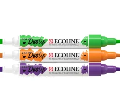 Hot Talens Ecoline Duotip "Sekundärfarben-Set"