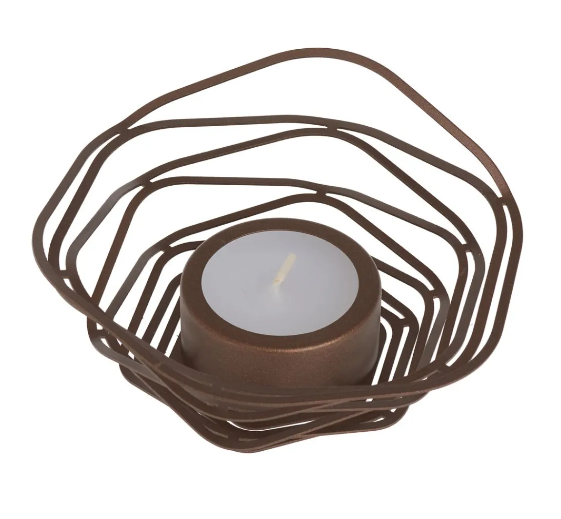 Clearance GLOREX Teelichthalter "Alu-Flex"