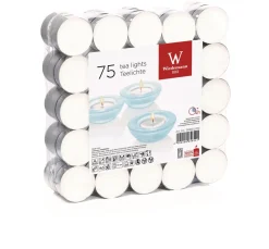 Best Wiedemann Teelichtkerzen, 75er Flatpackung