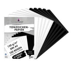 Discount MarpaJansen Tonpapier-Sortierung "Schwarz-Weiß"