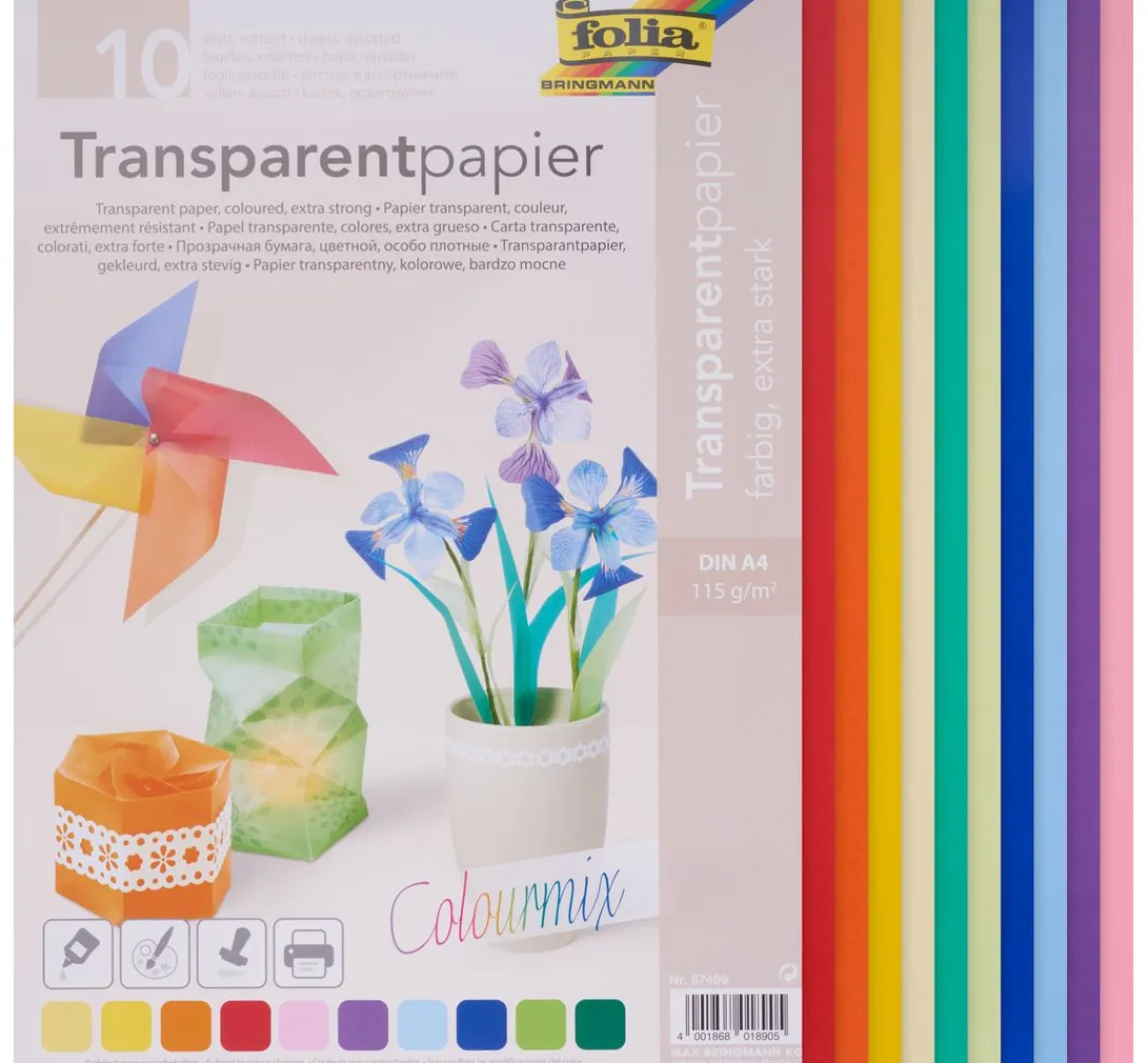 Online folia Transparentpapier, 10 Blatt