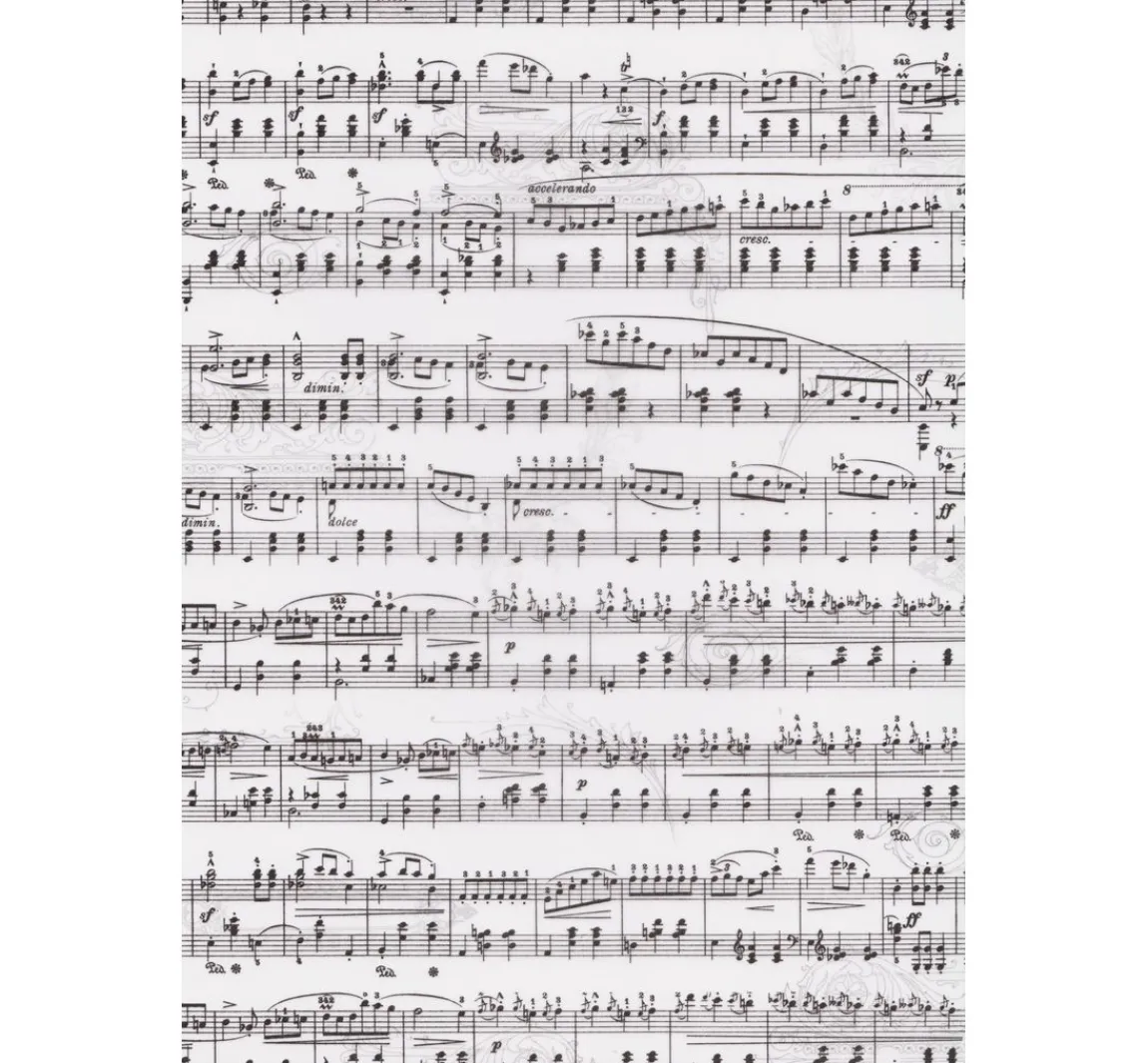 URSUS Transparentpapier "Noten"