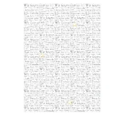 Discount URSUS Transparentpapier "Silver Style Words"