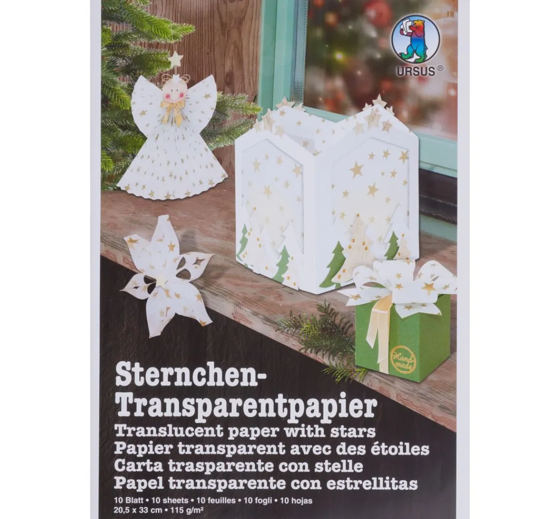 Hot URSUS Transparentpapier "Sternchen"