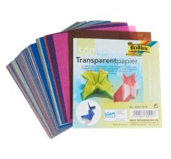 Best folia Transparentpapier-Faltblätter "10 x 10 cm", 500 Blatt