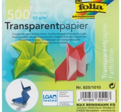 Best folia Transparentpapier-Faltblätter