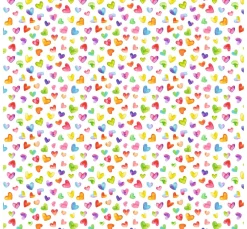 Sale URSUS Transparentpapier-Faltblätter "Bunte Herzen"