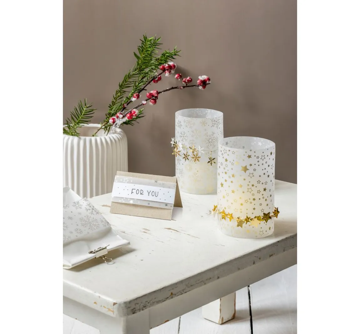 Online Heyda Transparentpapier-Set "Weihnachten" Gold/Silber