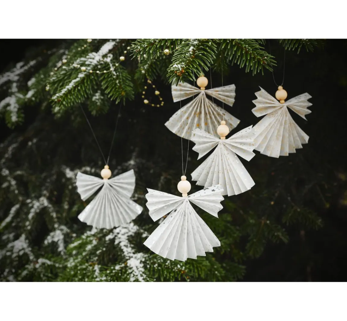 Online Heyda Transparentpapier-Set "Weihnachten" Gold/Silber