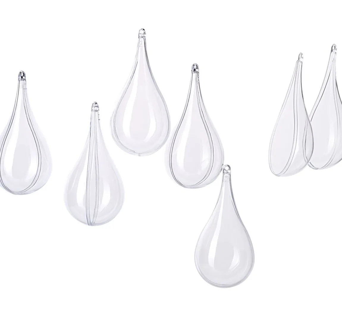 Best VBS Acryl-Form "Tropfen", 11 cm, 6 Stück