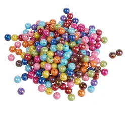 Clearance VBS XXL VBS Acrylperlen "Bunt-Opak", Ø 12 mm, 250 g