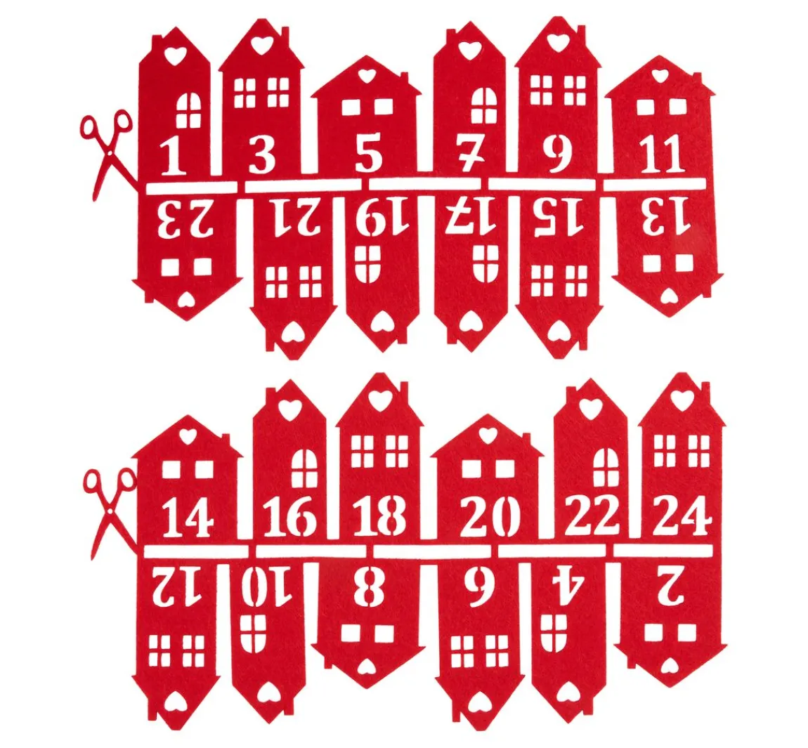 Sale VBS Adventszahlen "Filz Häuser"