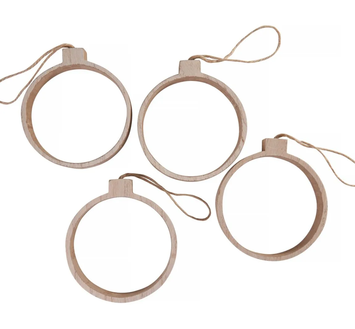 New VBS Anhänger "Baumkugeln", 4er-Set