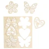 Clearance VBS Anhänger "Blumen, Herzen und Schmetterlinge"
