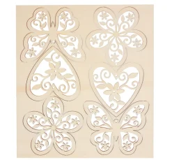 Clearance VBS Anhänger "Blumen, Herzen und Schmetterlinge"