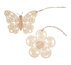 New VBS Anhänger "Schmetterling und Blume"