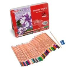 Hot VBS Aquarellstifte, 36 Farben, in Metallbox